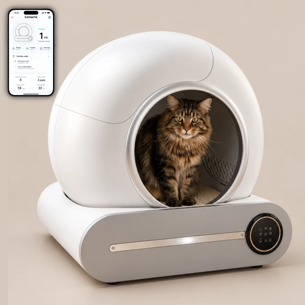 CatMatik Halo — Smart self-cleaning litter box