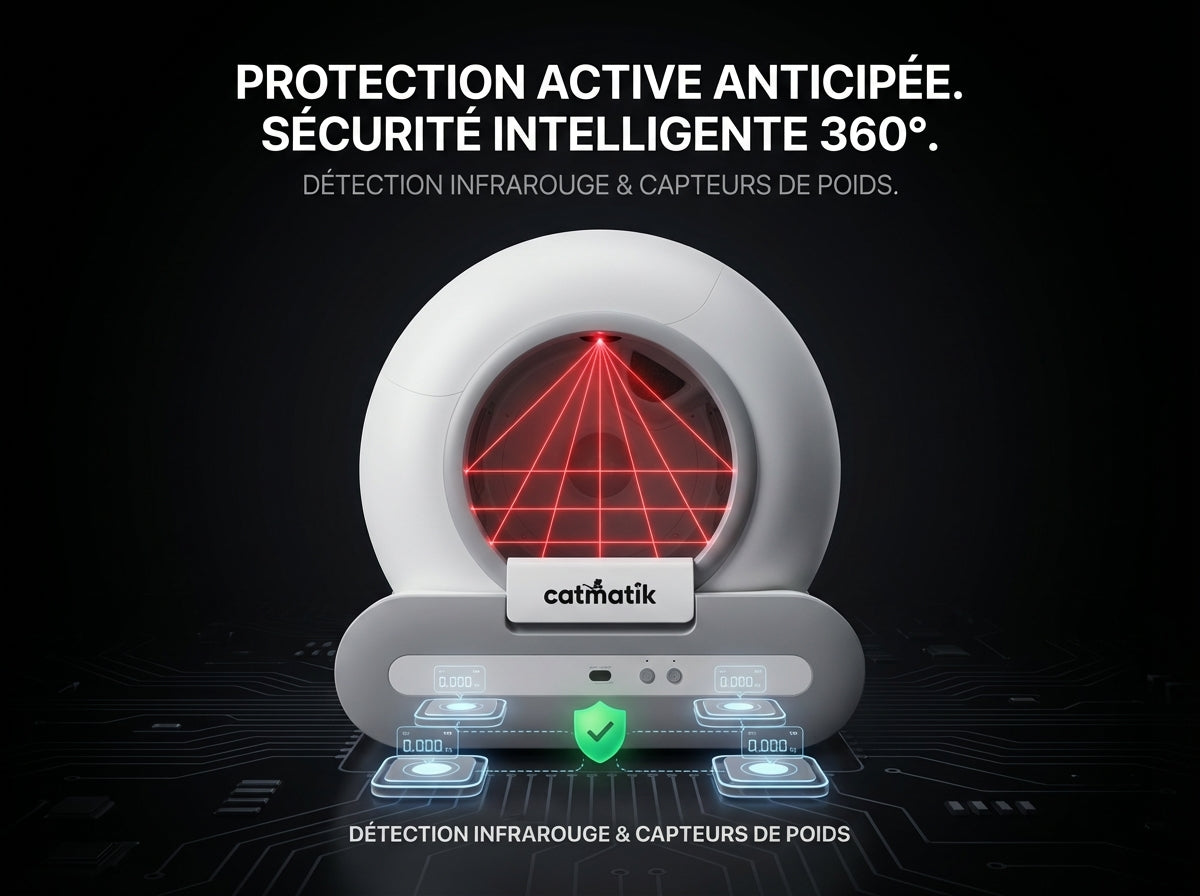 Litière Automatique Connectée Compacte - Photo principale