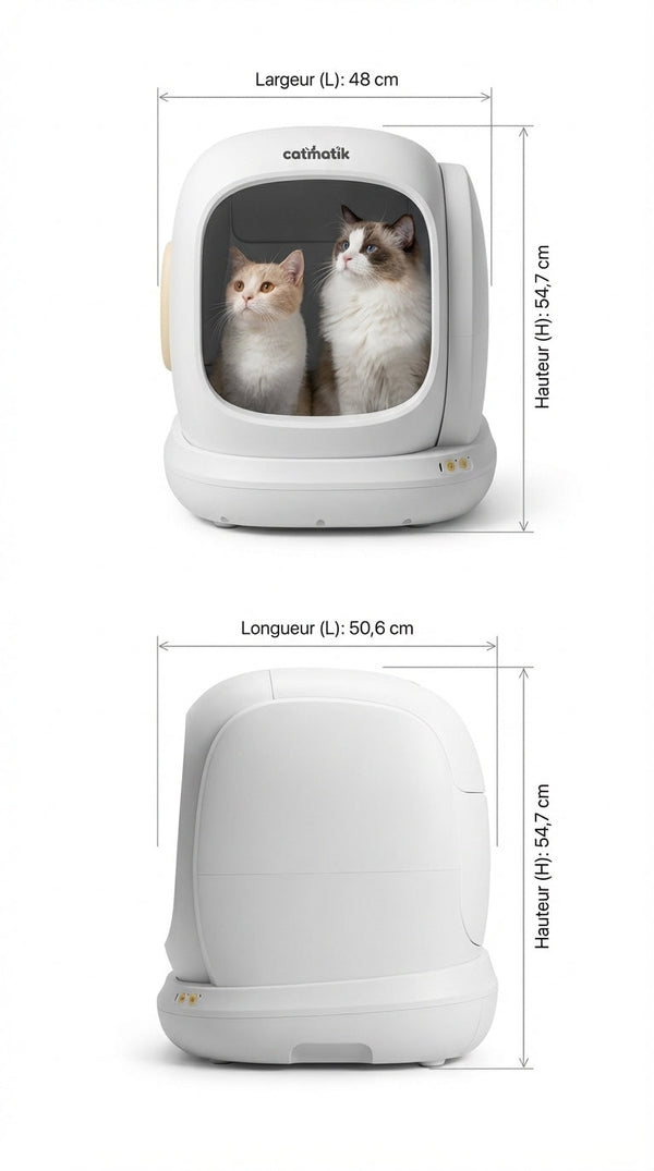 Litière Automatique Entrée Basse - Photo principale