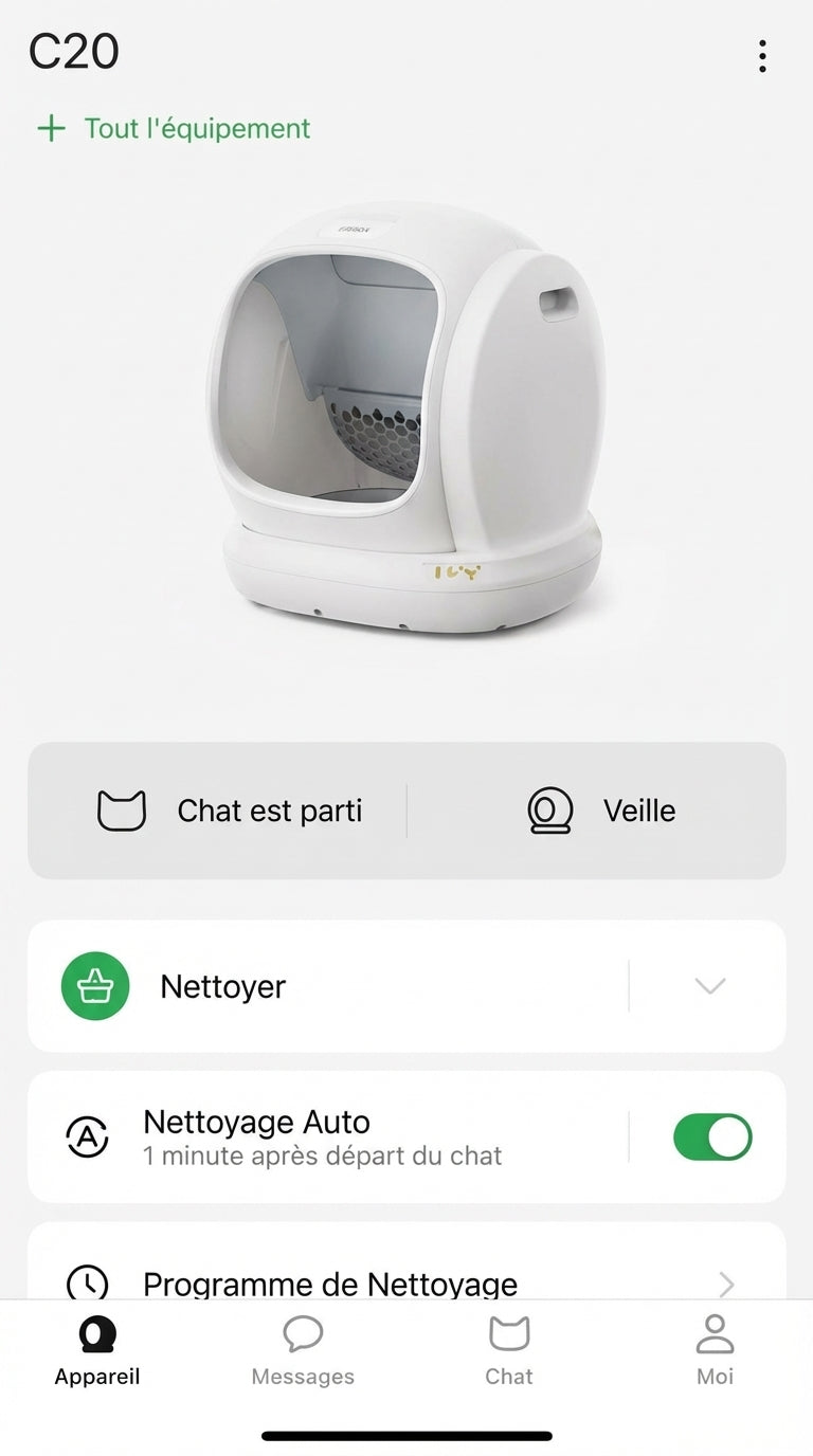 Litière Automatique Entrée Basse - Photo principale