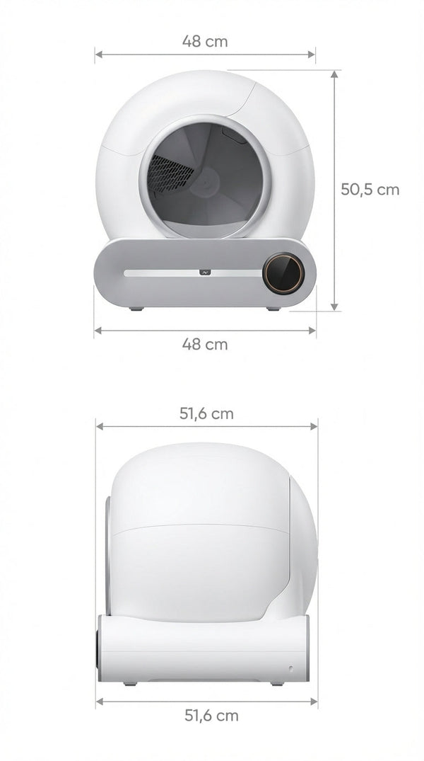 Litière Automatique Fermée Anti-Odeur - Photo principale