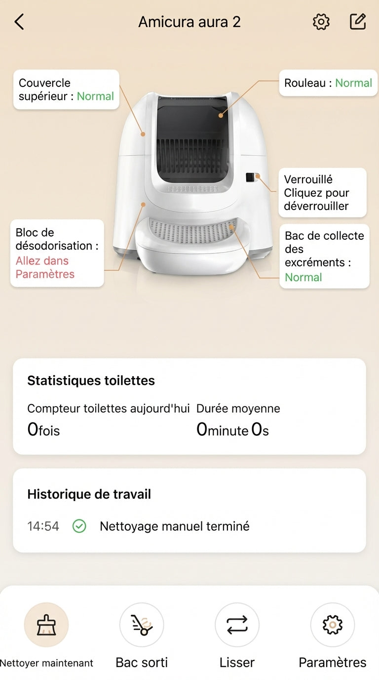 Litière Automatique Haute Sécurité - Photo principale