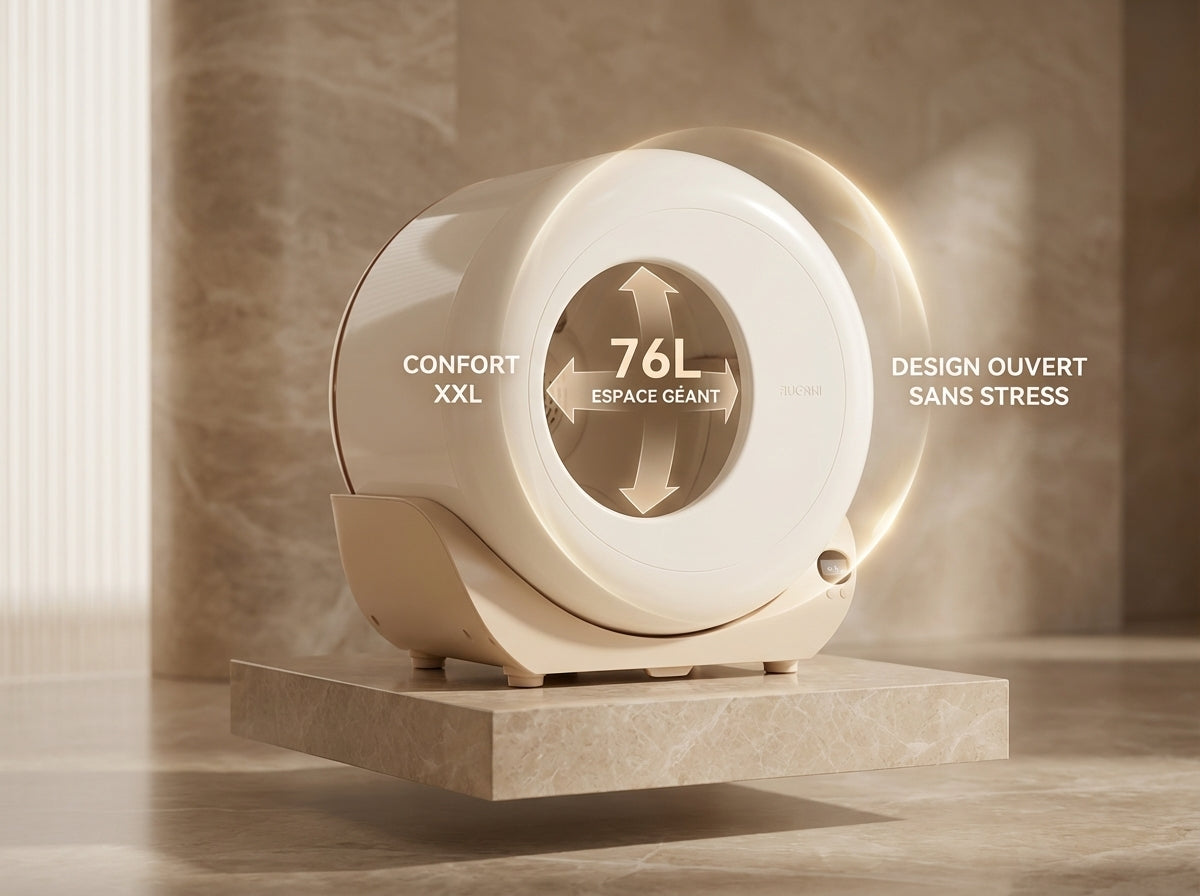 Litière Automatique Multi-Chat Suivi Santé - Photo principale