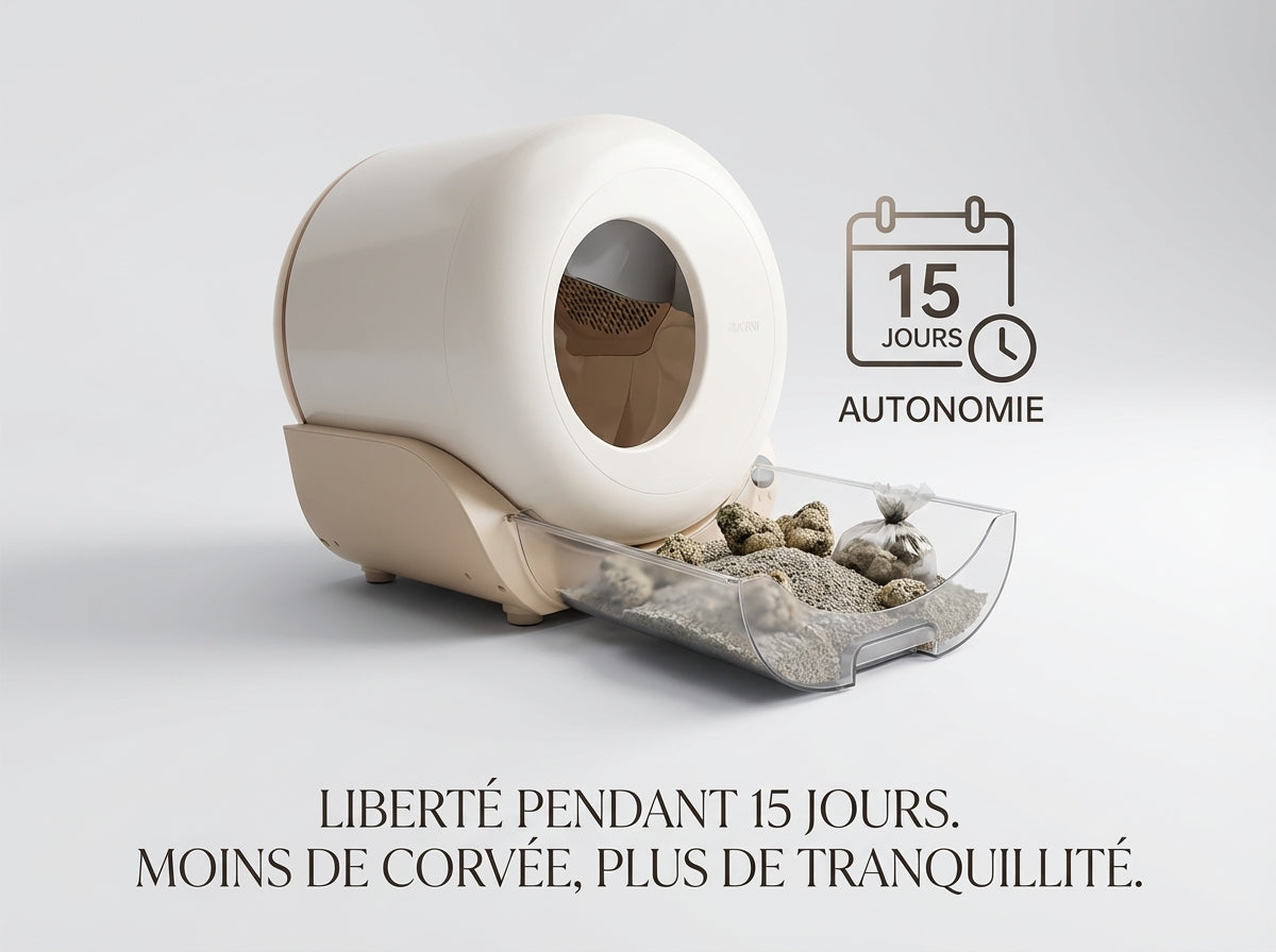 Litière Automatique Multi-Chat Suivi Santé - Photo principale