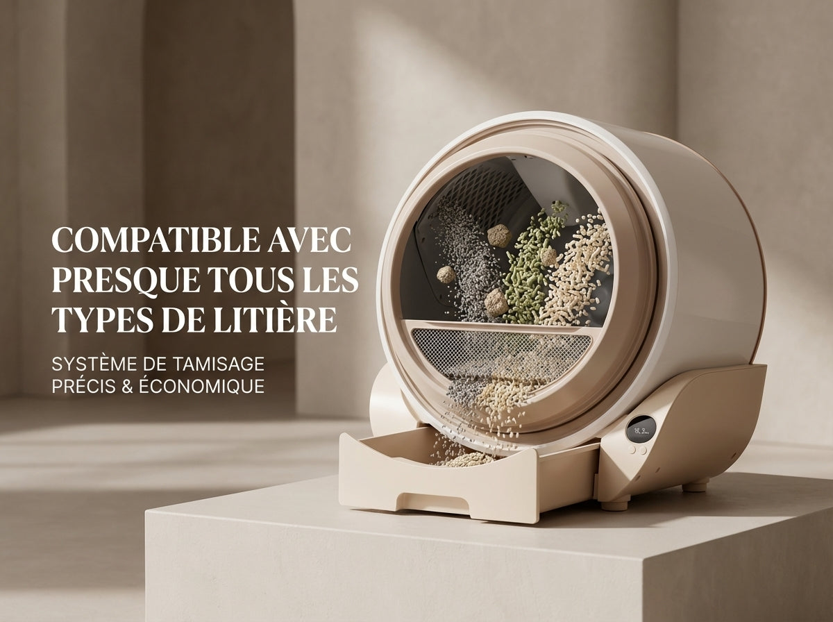 Litière Automatique Multi-Chat Suivi Santé - Photo principale