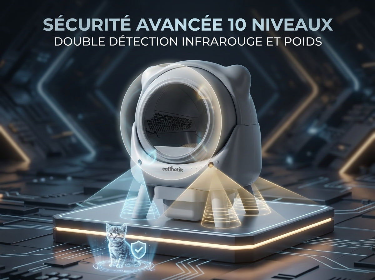 Litière Automatique Premium Silencieuse - Photo principale