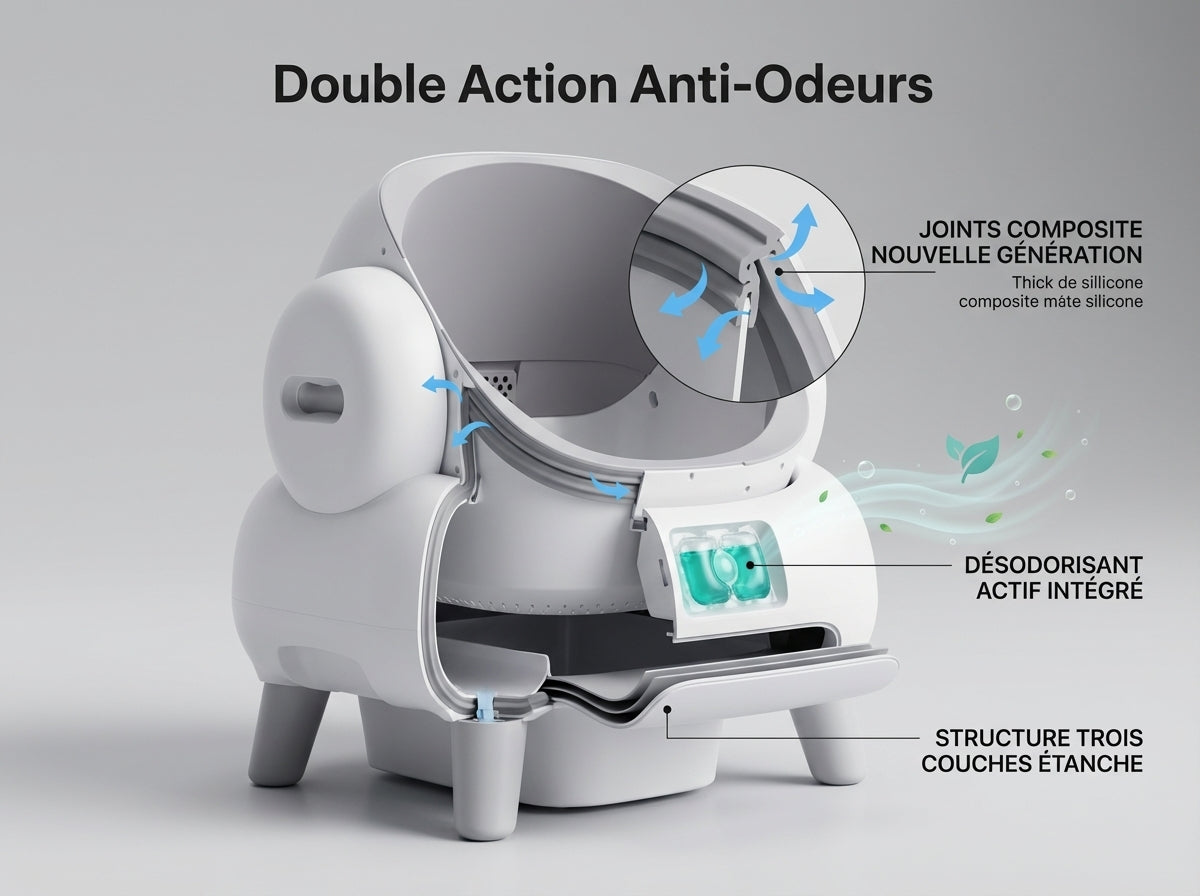 Litière Automatique Sans Contact - Photo principale