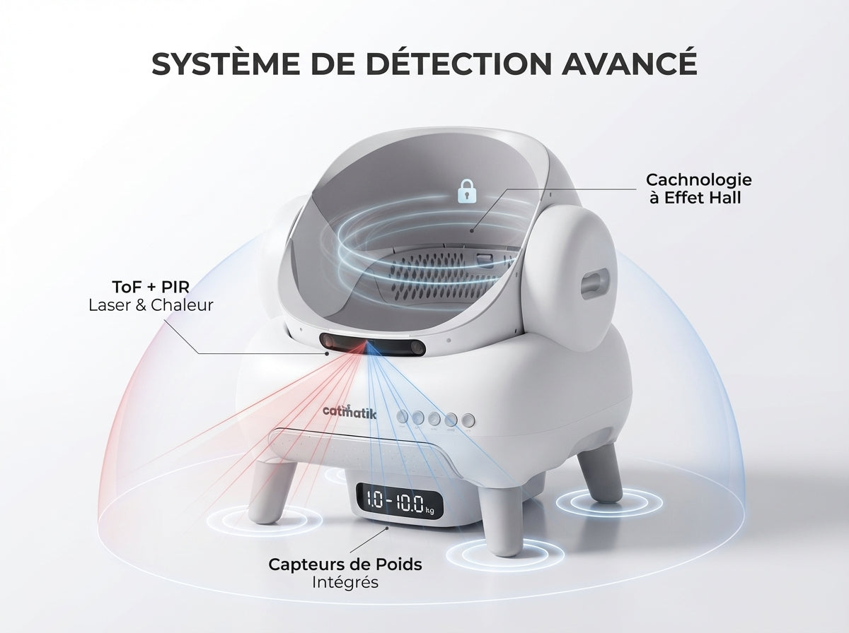 Litière Automatique Sans Contact - Photo principale