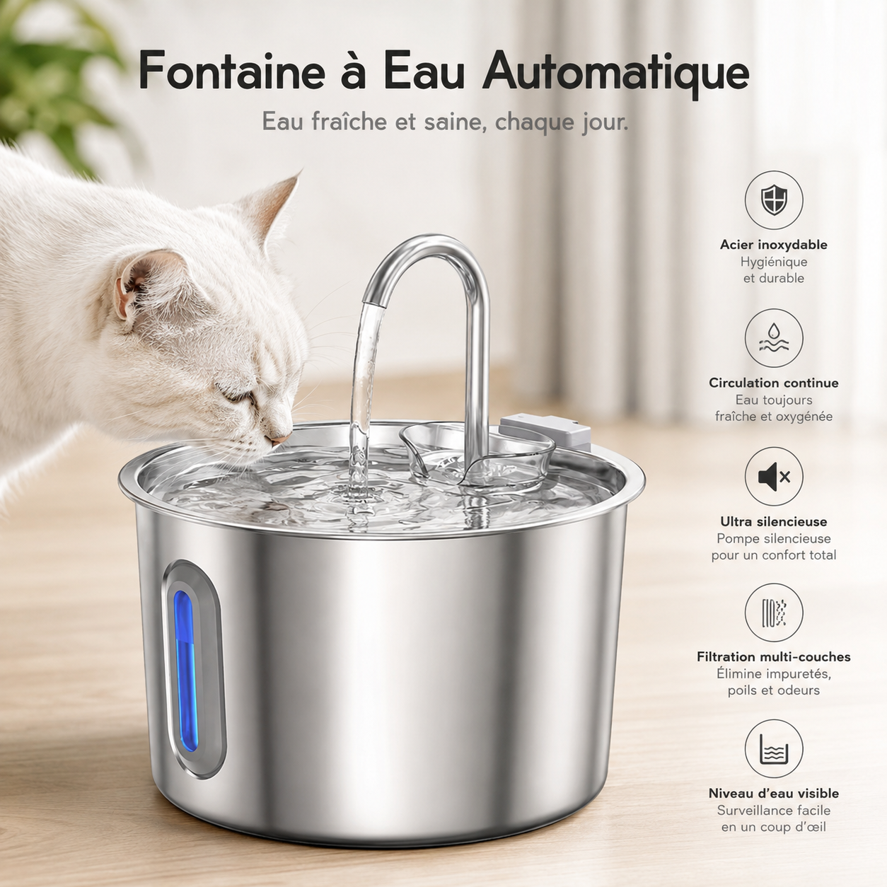 Fontaine à eau automatique