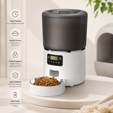 Distributeur automatique de croquettes