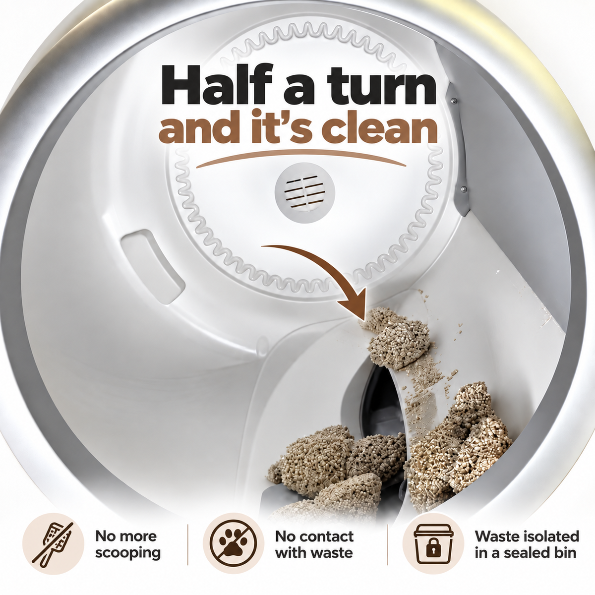 CatMatik Halo — Smart self-cleaning litter box
