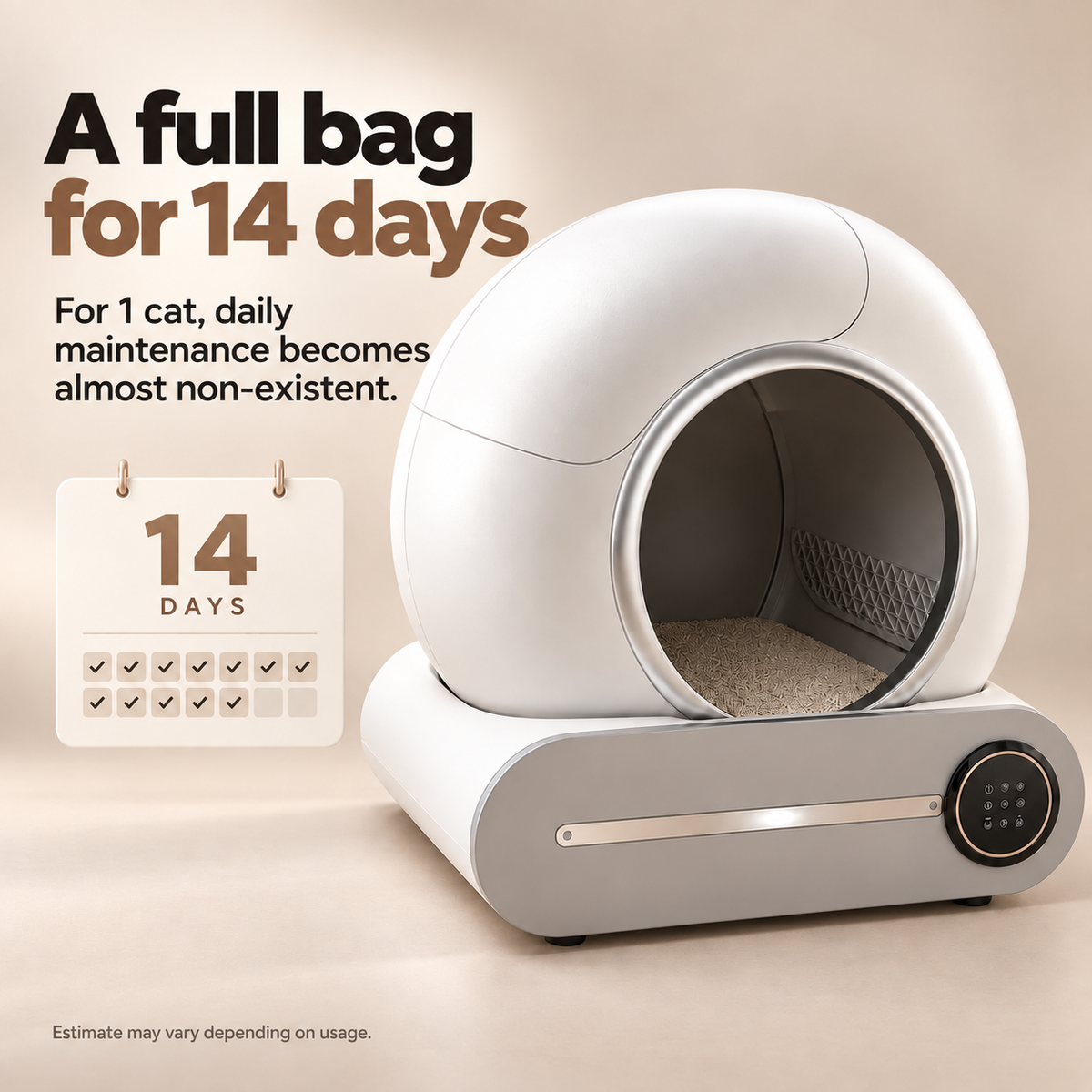 CatMatik Halo — Smart self-cleaning litter box