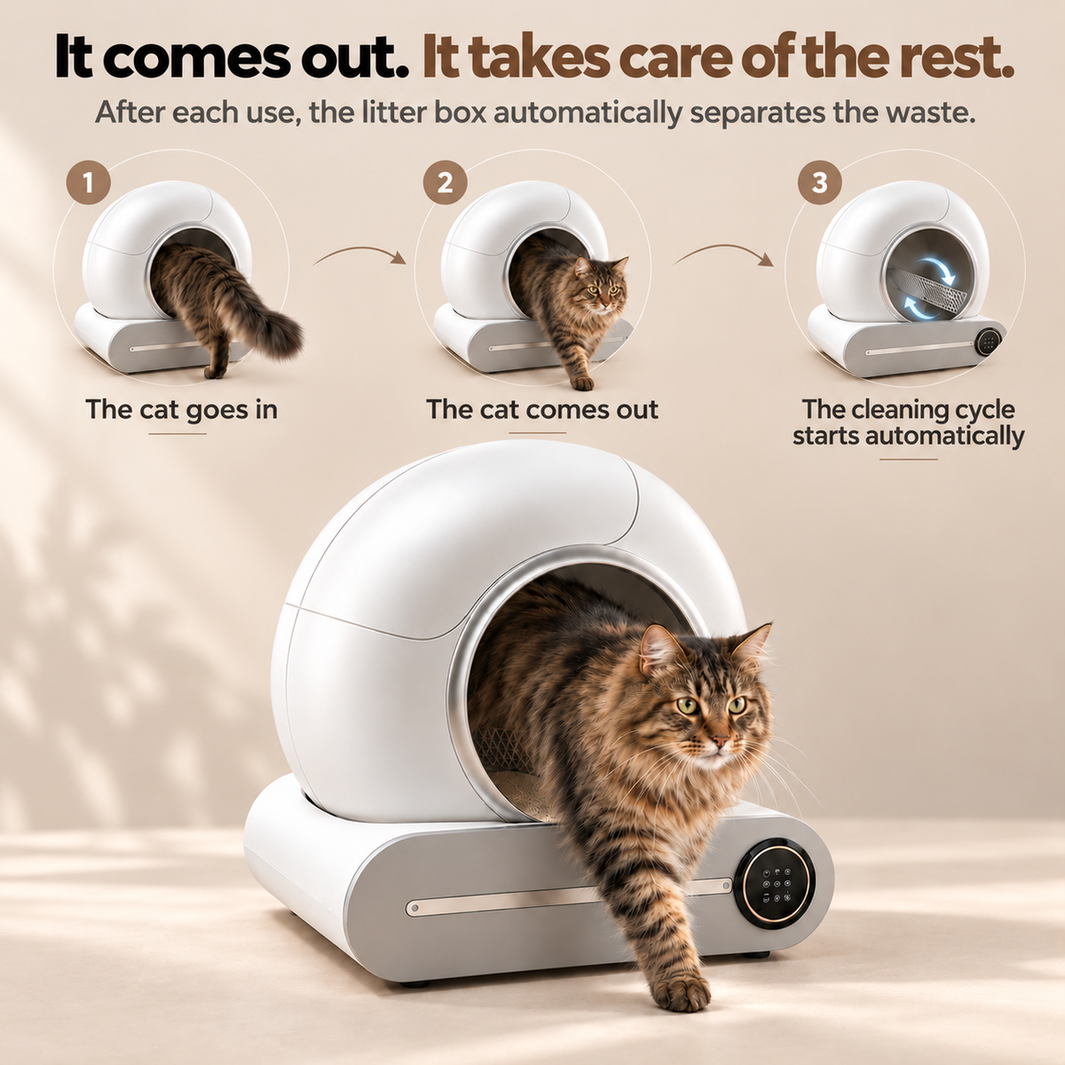 CatMatik Halo — Smart self-cleaning litter box
