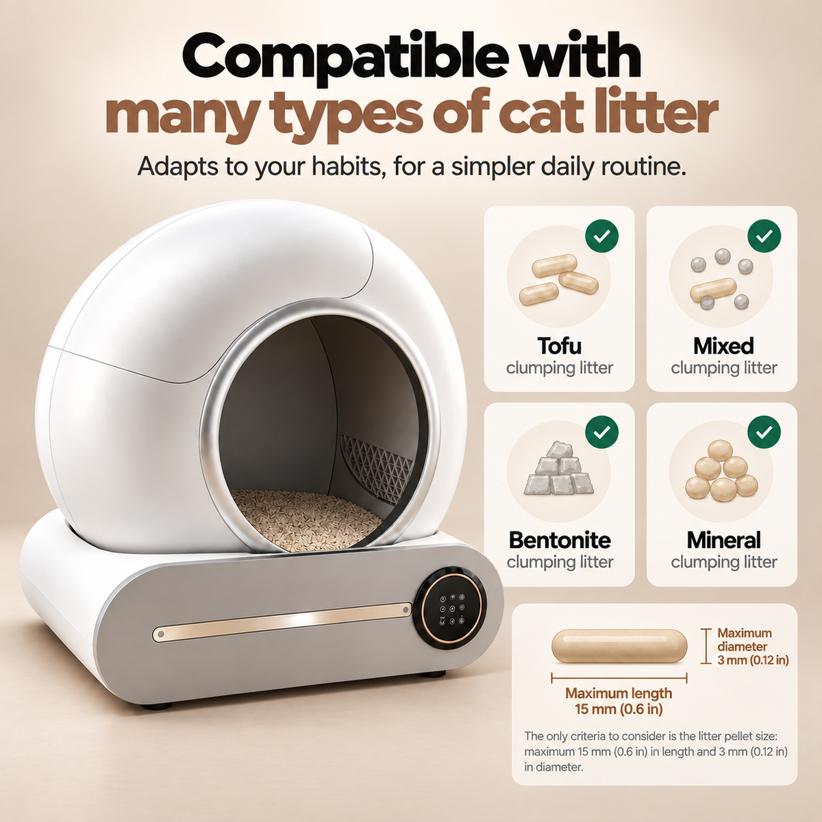 CatMatik Halo — Smart self-cleaning litter box