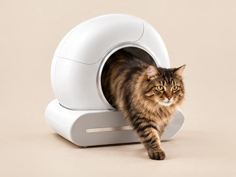 Le chat sort de la Capsule