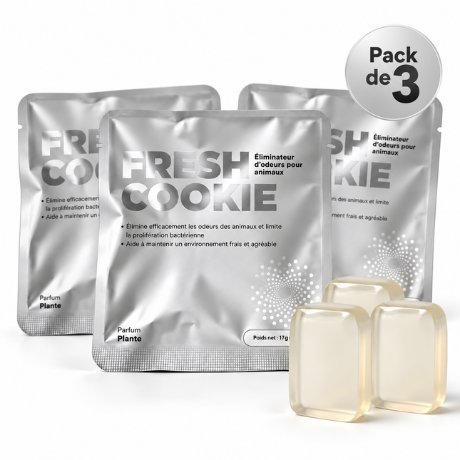 Pack of three deodorizer pouches for the CatMatik self-cleaning litter box