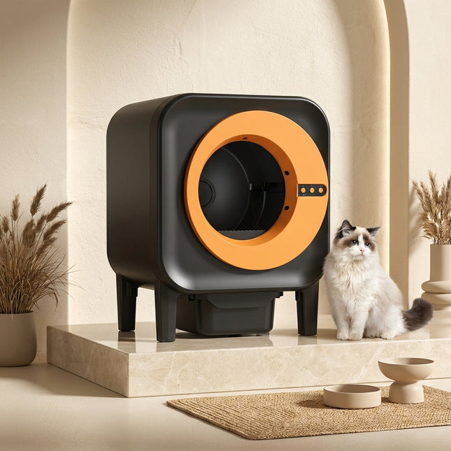 Litière Automatique Anti-Projections - Photo principale