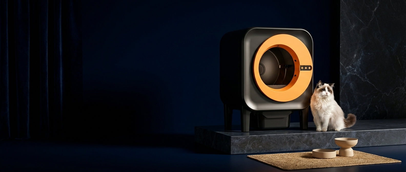 Litière Automatique Anti-Projections - Photo principale