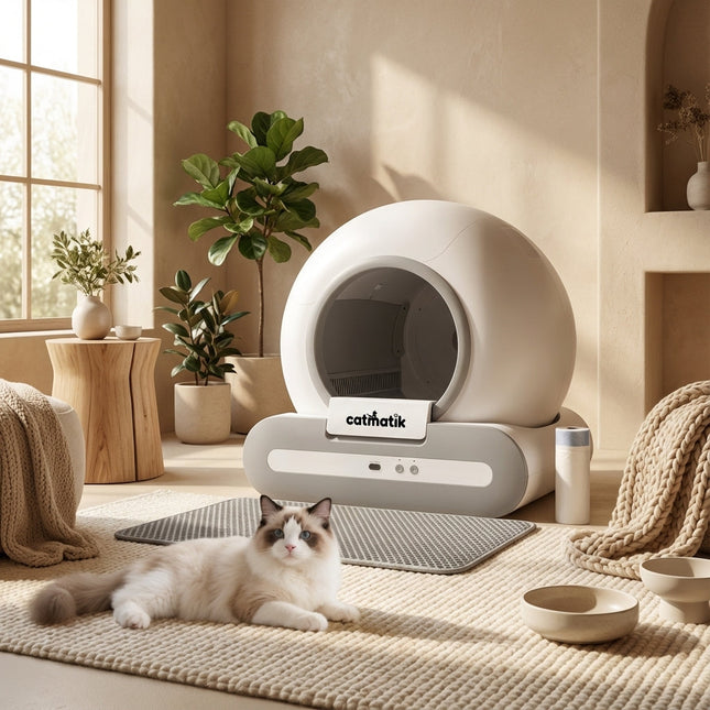 Litière Automatique Connectée Compacte - Photo principale