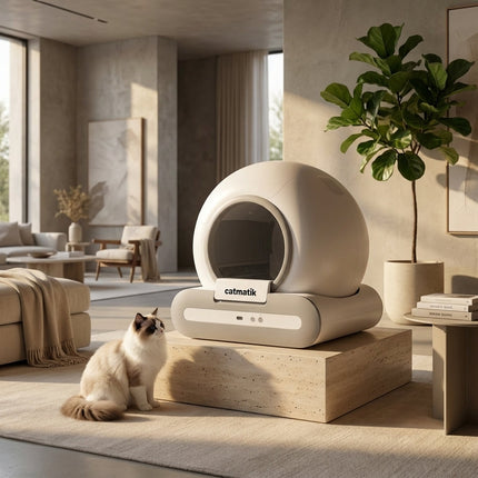 Litière Automatique Connectée Compacte - Photo principale