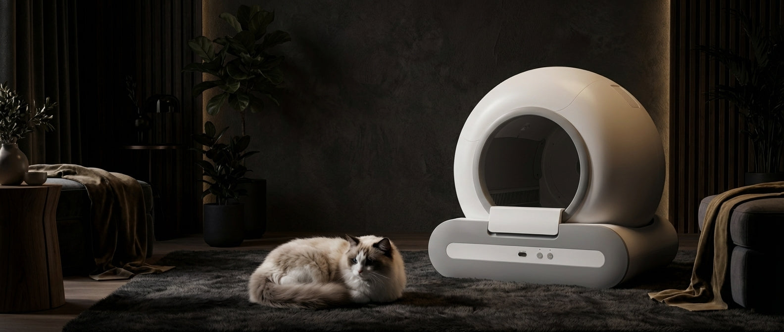 Litière Automatique Connectée Compacte - Photo principale