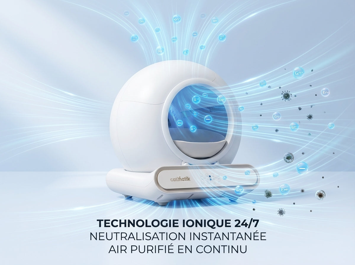 Litière Automatique Désodorisation Ionique - Photo principale