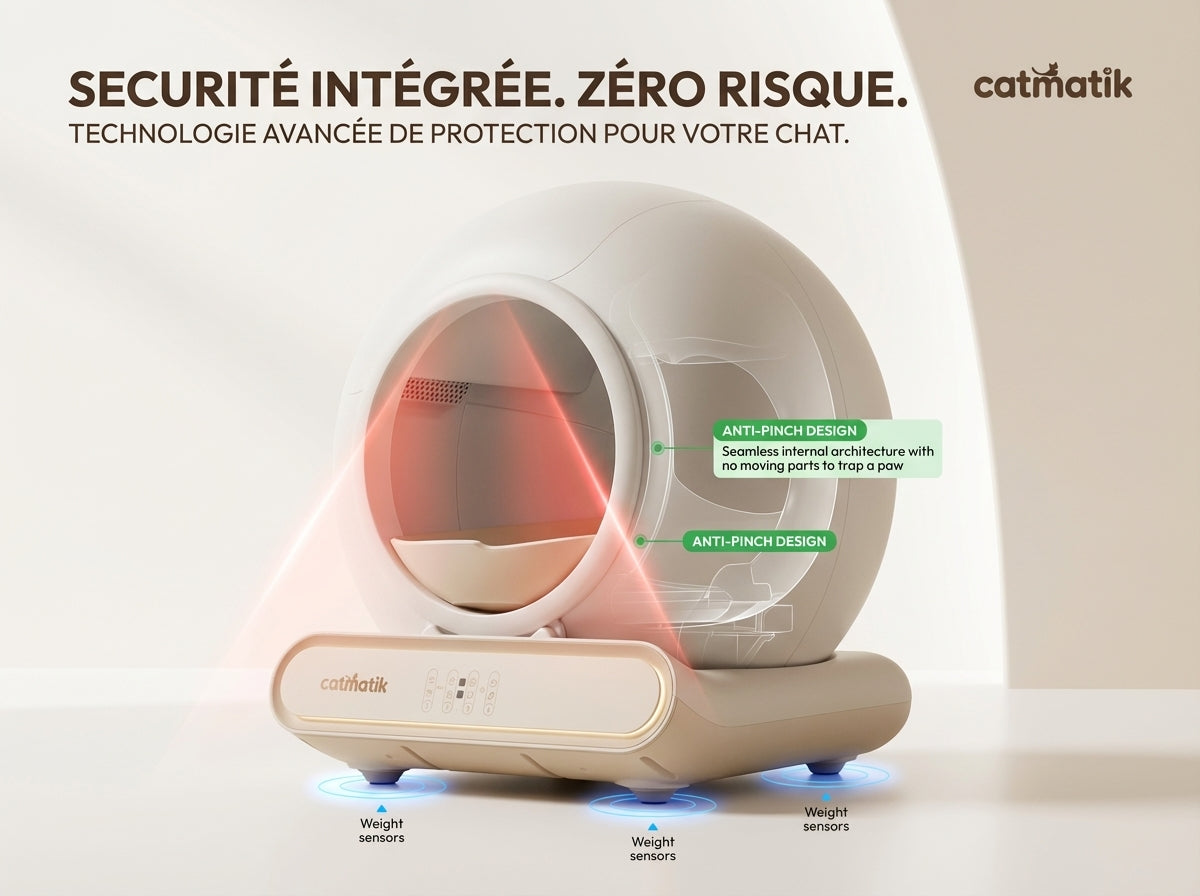 Litière Automatique Désodorisation Ionique - Photo principale