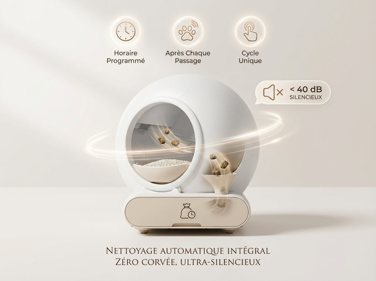 Litière Automatique Désodorisation Ionique - Photo principale