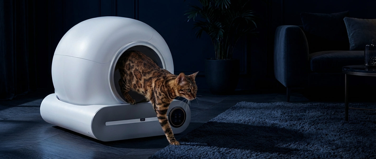 Litière Automatique Fermée Anti-Odeur - Photo principale