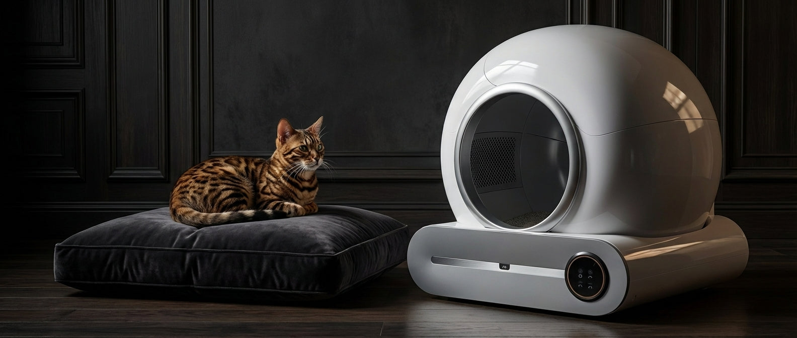 Litière Automatique Fermée Anti-Odeur - Photo principale