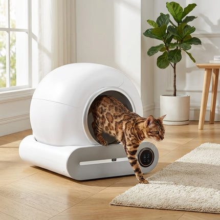 Litière Automatique Fermée Anti-Odeur - Photo principale