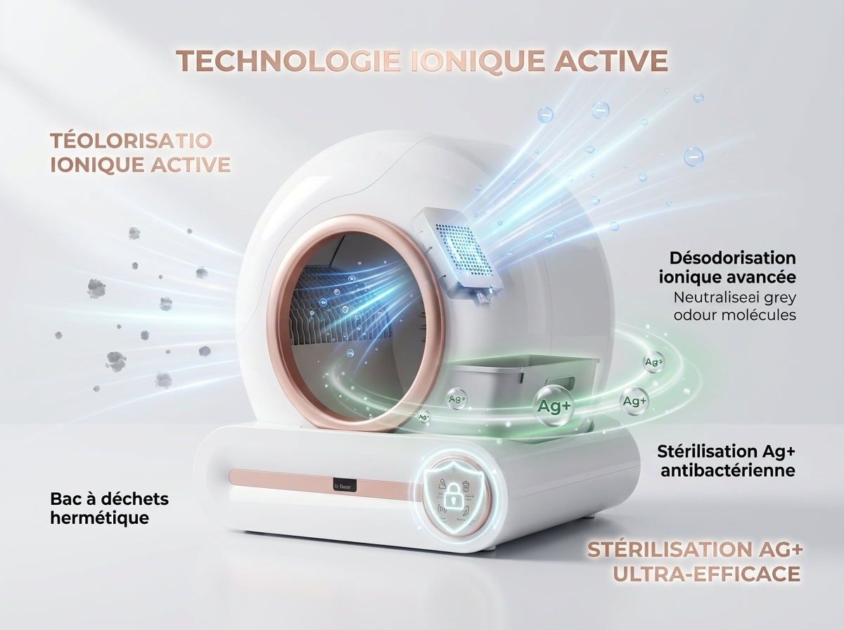 Litière Automatique Grand Tiroir - Photo principale