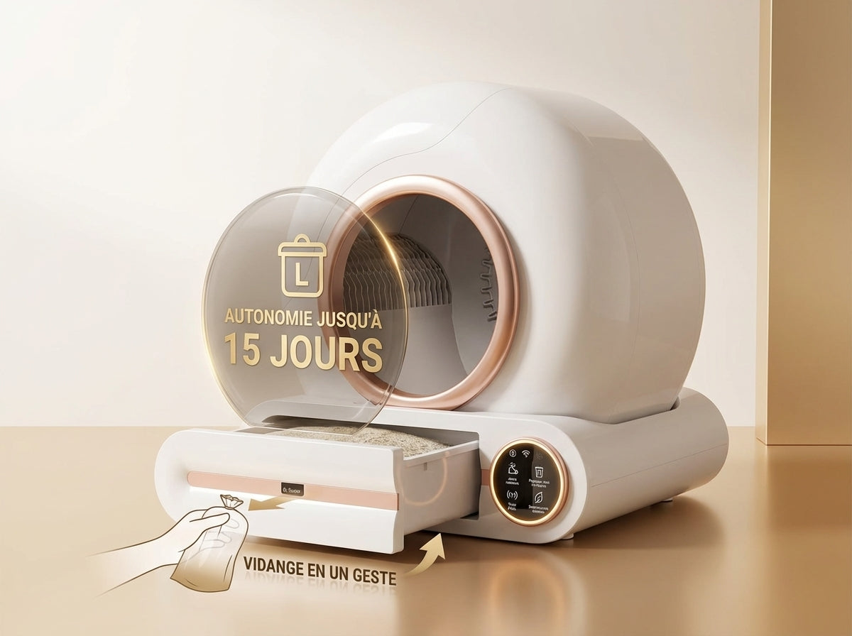 Litière Automatique Grand Tiroir - Photo principale