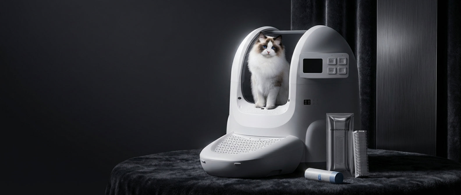 Litière Automatique Haute Sécurité - Photo principale