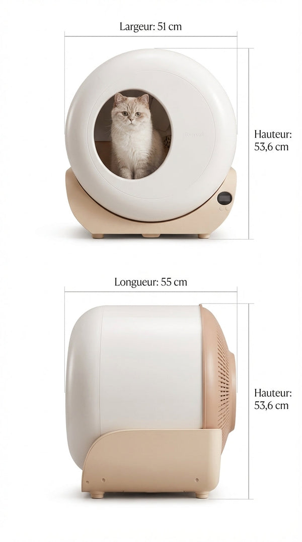 Litière Automatique Multi-Chat Suivi Santé - Photo principale