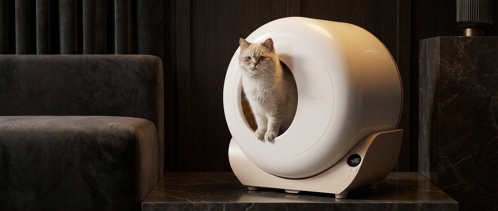 Litière Automatique Multi-Chat Suivi Santé - Photo principale