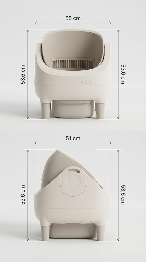Litière Automatique Ouverte XXL - Photo principale
