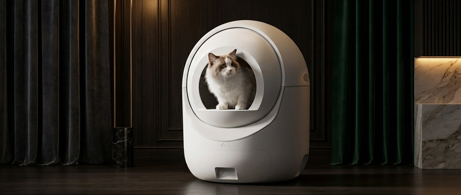 Litière Automatique Pour Petits Espaces - Photo principale
