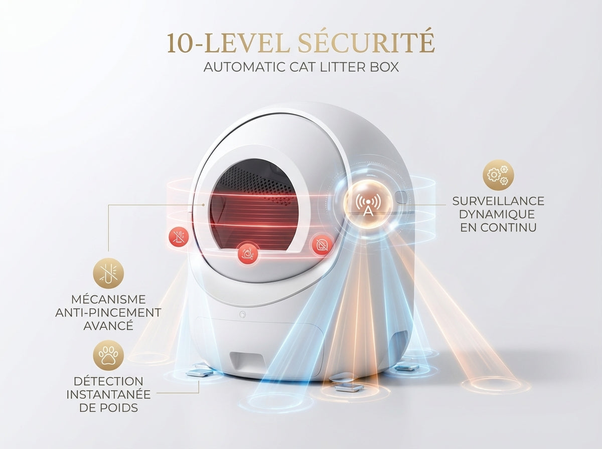 Litière Automatique Pour Petits Espaces - Photo principale