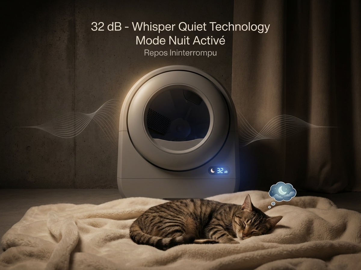 Litière Automatique Premium Silencieuse - Photo principale