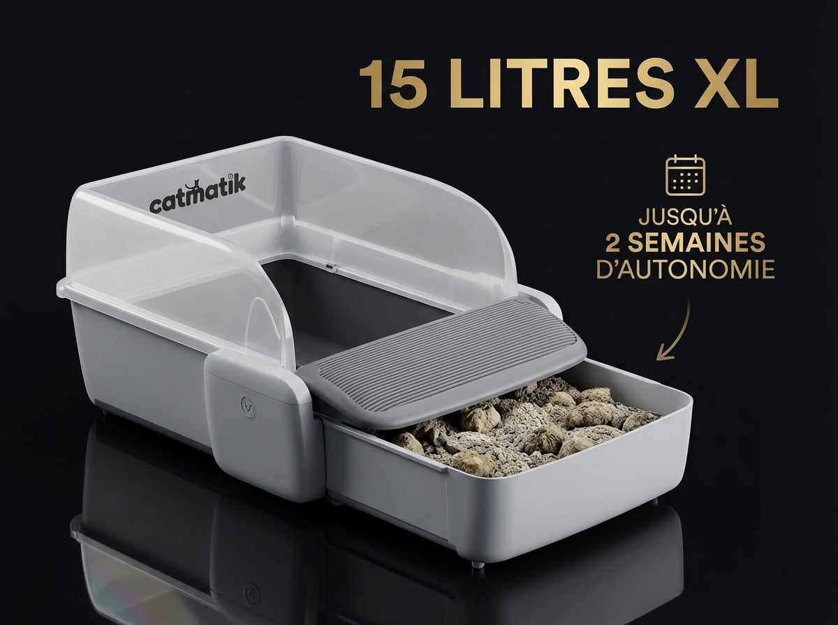 Litière Automatique Semi-Ouverte - Photo principale